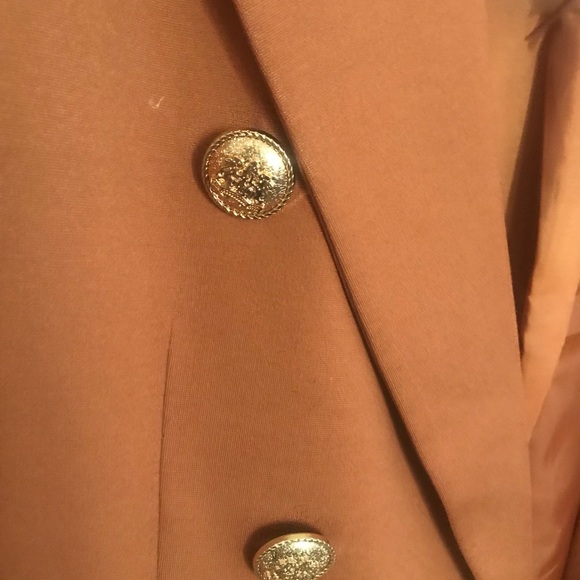 Double-Breasted Brown Blazer - Picture 3 of 6
